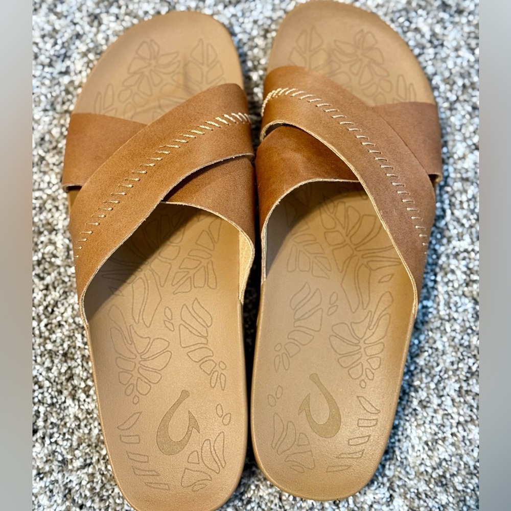 Olukai Leather sandals, size 9